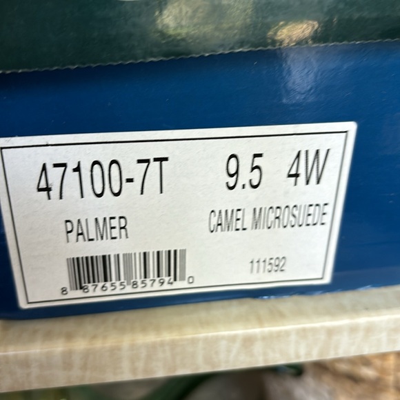 Palmer by Drew slip on clog / slipper camel microsuede size 9,5 4w x wide NEW - Picture 5 of 5